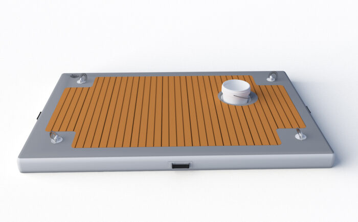 Cleaning Platform with Bucket Holder